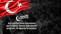 Tabuta Sığmayanlar programımız yeniden başlıyor