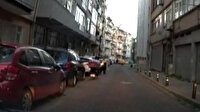Beşiktaş'ta kontrolü kaybeden motosikletli kurye ortalığı birbirine kattı