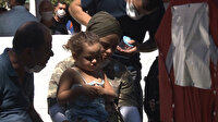 Acılı anne, şehit eşinin cenaze törenine kamuflajını giyerek katıldı