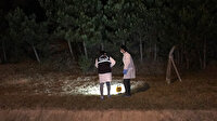 Orman yangınına müdahale eden itfaiye personeline silahlı saldırı