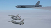 Amerikan B-52 bombardıman uçağına Karadeniz üzerinde iki Rus jetinden önleme