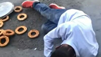 Sahte simitçilerin bayılma numarası ile duygu sömürüsüne tepki