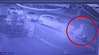 Ukraynalı kadının motosikletten savrulduğu kaza kamerada