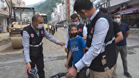 Dereli’de bisikleti sel sularına kapılan Efe’nin yeni bisikletini Bakan Kurum hediye etti