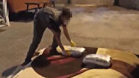 Halıların arasına gizledikleri 29 kilo esrar Pars'tan kaçmadı