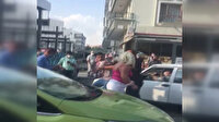 Sincan'da tekmeli tokatlı yol verme kavgası kamerada
