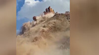 Kırgızistan'daki heyelan korku dolu anlara neden oldu