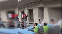 Trabzon''da inşaat işçilerinden mankenlere taş çıkartacak defile