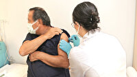 İlk aşı yapıldı