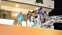Beşinci kattan düşen adam, kendini birinci katın tentesinde buldu