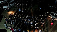 14 DEAŞ'lı teröristin gözaltına alındığı operasyon polis kamerasında