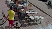 Kendi bisikletini bırakıp başka bisikleti çaldı