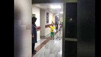 Sissoko'dan minik Kerem'e hastanede sürpriz ziyaret
