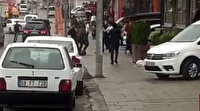 Arnavutköy’de iki grubun bıçaklı sopalı meydan savaşı kamerada