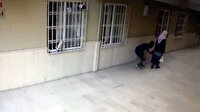Küçükçekmece'de kapkaççı yaşlı kadının cüzdanını böyle çaldı