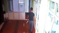 Balıkesir'de caminin bağış kutusunu çalan hırsız kamerada