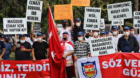 Taksiciler ve servisçiler İBB yönetimini protesto etti: Mağdur esnaf için ne yaptın?