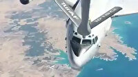 Türk tanker uçaktan NATO uçağına havada nefes kesen ikmal