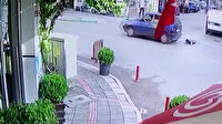 Bursa'da hayrete düşüren olay: Küçük çocuk, seyir halindeki otomobilin açılan kapısından düştü