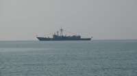 TCG Oruçreis ve Giresun fırkateynleri Mersin açıklarına demirledi
