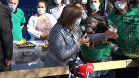 Belediye Başkanı Fatma Şahin'in maymun saldırısına uğradığı anlar kamerada