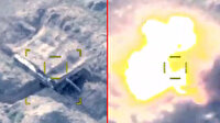 Azerbaycan ordusu, Ermenistan zırhlılarının SİHA ile imha edildiği görüntüleri paylaştı