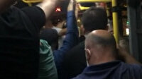 Bahçelievlerde minibüste tıklım tıklım yolculuk kamerada