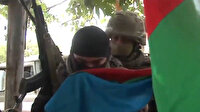 Azerbaycan askeri Cebrail'e bayrağı dikti, "Biz söz verdik, tüm işgal alınan topraklarımızda bayrağımız dalgalanacak"