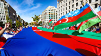 Beyaz Saray önünde Azerbaycan'a destek mitingi düzenlendi
