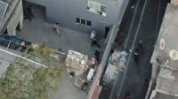 Adana'da torbacı operasyonu havadan görüntülendi
