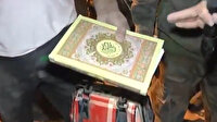 Gence'deki saldırı sonrası evi yıkılan ve enkazdan sadece elindeki Kur'an-ı Kerim'i kurtaran vatandaş: Allah'a and olsun korkmuyoruz, Karabağ bizimdir