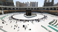 Kabe'de 7 ay sonra yeniden cemaatle namaz kılındı