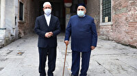 Azerbaycan Şeyhülislamı Paşazade Ayasofya'yı ziyaret etti