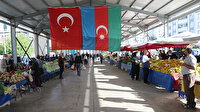 Tokat'ta pazarcı esnafından Azerbaycan için dua