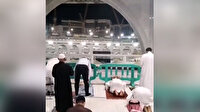 Kâbe'de 7 ay sonra ilk cemaatle namaz kılındı