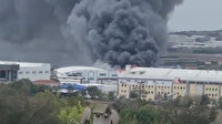 İstanbul Silivri'de sünger fabrikasında yangın