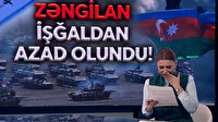 Azerbaycanlı spiker memleketi Zengilan'ın kurtuluş haberini verirken gözyaşlarına boğuldu