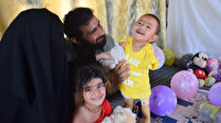 Suriyeli Muhammed bebek protez bacaklarına kavuştu