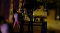 Kadıköy'de alkollü kadın sürücü, yüzünü tırmaladığı polise bardak fırlattı