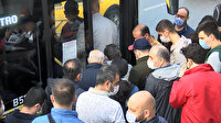 İstanbul'da toplu ulaşımdaki yoğunluk dikkat çekti
