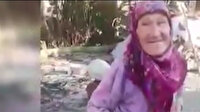85 yaşındaki Hatice Teyze belediye görevlilerinden sadece Türk bayrağı istedi