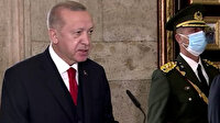 Devlet erkanı Anıtkabir'de