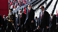 Cumhurbaşkanı Erdoğan ve devlet erkanı Anıtkabir'de