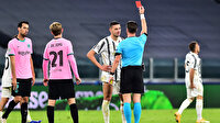 Merih Demiral Juventus-Barcelona maçında kırmızı kart gördü