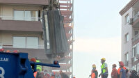 Rıza Bey apartmanında ikisi çocuk üç kişiye mezar olan asansör böyle çıkarıldı