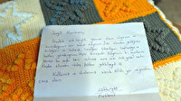 Yardım kolisinden çıkan not duygulandırdı