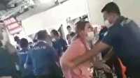 Maske cezasına çıldırdı polise yumruk attı!
