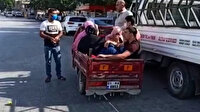 Adana'da şaşırtan görüntü: Elektrikli bisikletinin sepetinde balık istifi yolcu taşırken polis ekiplerine yakalandı