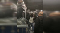 Avcılar'da metrobüs içinde bıçaklı yan baktın kavgası kamerada