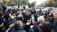 CHP ve HDP'liler korona nedeniyle ziyaretçi kabul edilmeyen TBMM'ye bir grubu sokmak isteyince arbede çıktı